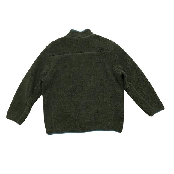 Eddie Bauer Men's Chilali Faux Shearling Fleece Jacket Size XL Emeral Green - Picture 3 of 12